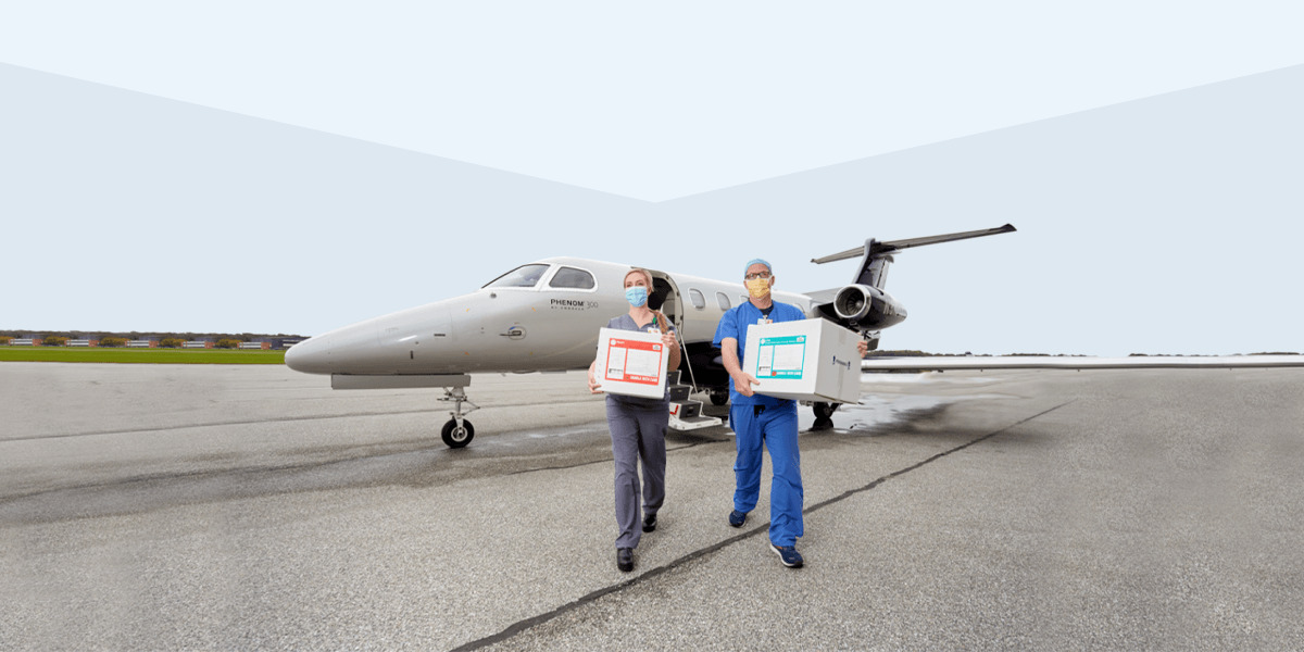 Choosing a Transplant Transportation Operator for Long Distances